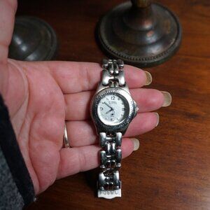 Fossil Blue Womens Analog Watch Stainless Steel